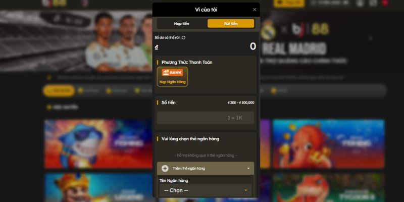 Rut tien Bj88 Rút tiền Bj88 nhanh chóng ngay hôm nay
